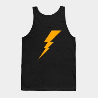 Lightning Bolt geometric Yellow Symbol Tank Top